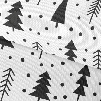 Black And White Geometric Fore Waterproof Oxford
