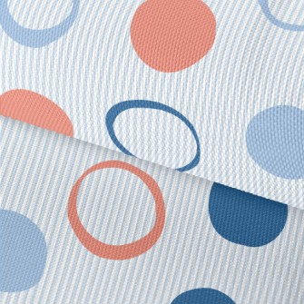 Colorful Dots And Stripes Waterproof Oxford