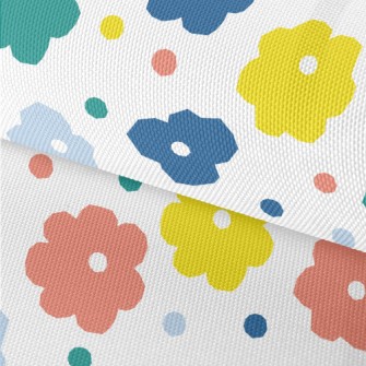 Colorful And Childlike Flowers Waterproof Oxford