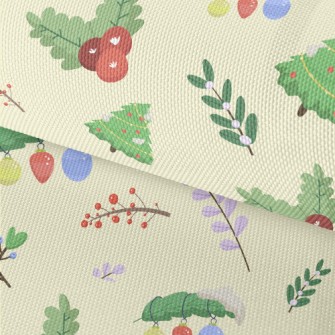 Winter Christmas Plants Waterproof Oxford