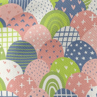 Scaly Colored Graffiti Waterproof Canvas