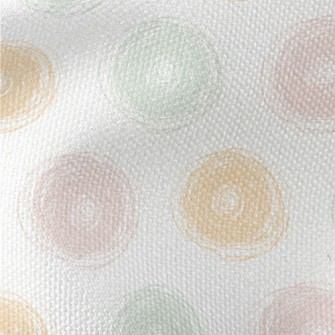 Colorful Circle Doodles Waterproof Canvas