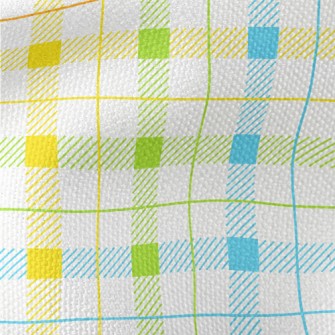 Color Plaid Waterproof Canvas