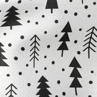 Black And White Geometric Fore Waterproof Canvas