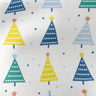 Colorful Christmas Tree Waterproof Canvas
