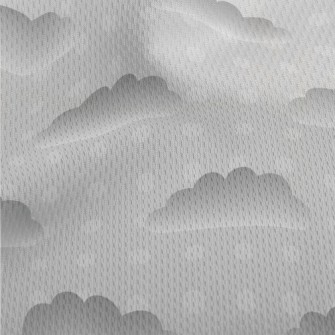 Clouds And Dots Athletic Mesh Flat Back