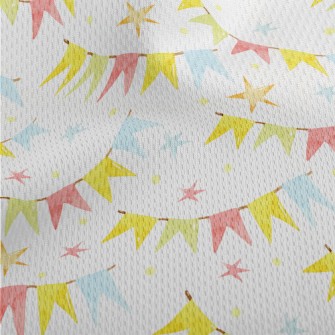 Birthday Decoration Bunting Athletic Mesh Flat Back