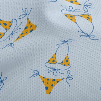 Summer Beach Bikini Athletic Mesh Flat Back