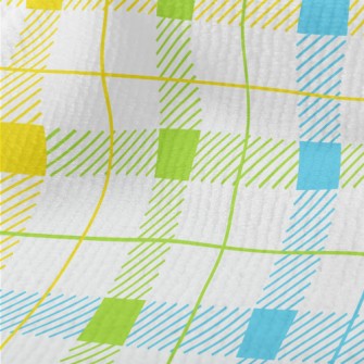 Color Plaid Terry