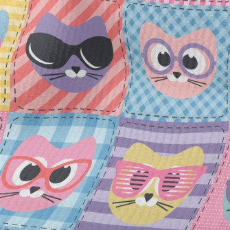 Cat With Colored Glasses Terry