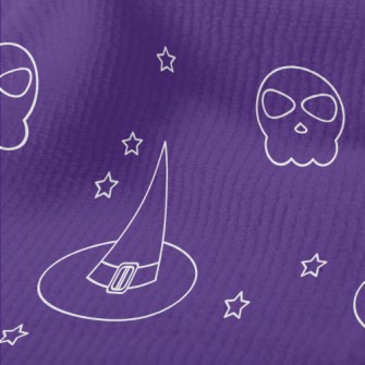 Witch Cat And Skull Terry
