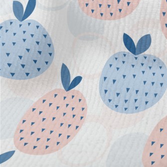 Abstract Apple With Polka Dots Terry