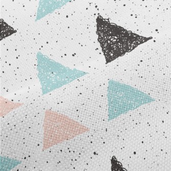 Colorful Graffiti Triangle Performance Linen