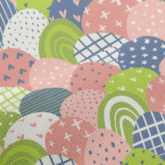 Scaly Colored Graffiti Performance Linen