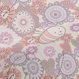 Cute Bees And Flowers Performance Linen