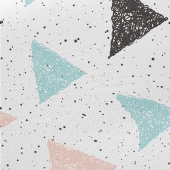 Colorful Graffiti Triangle Twill