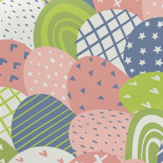 Scaly Colored Graffiti Twill