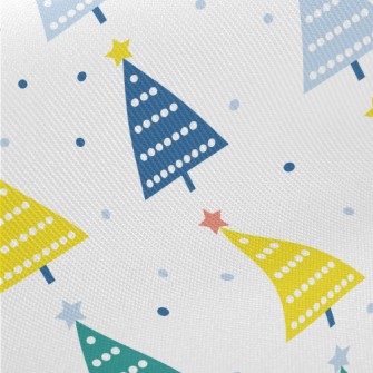 Colorful Christmas Tree Twill