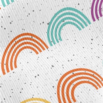 Geometric Colorful Semicircle Standard Corduroy