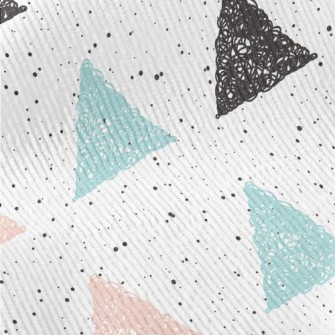 Colorful Graffiti Triangle Standard Corduroy
