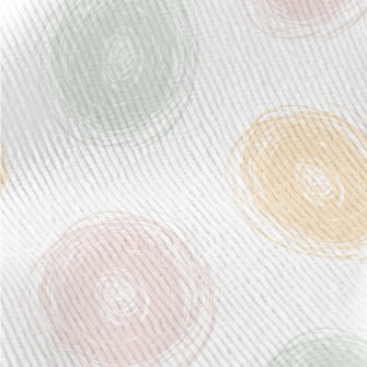 Colorful Circle Doodles Standard Corduroy