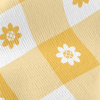 Yellow Sunflower Standard Corduroy