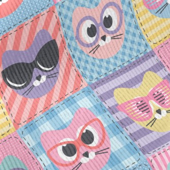 Cat With Colored Glasses Standard Corduroy