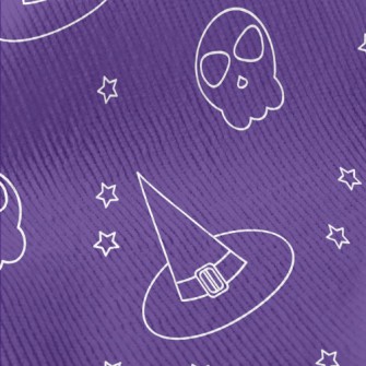 Witch Cat And Skull Standard Corduroy