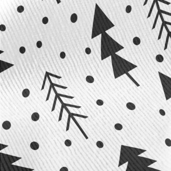 Black And White Geometric Fore Standard Corduroy