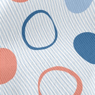 Colorful Dots And Stripes Standard Corduroy