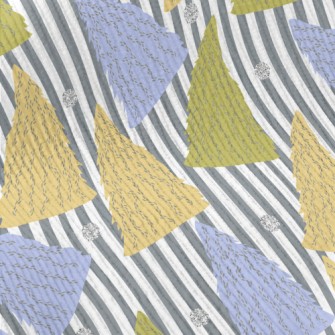 Winter Colored Pine Trees Standard Corduroy