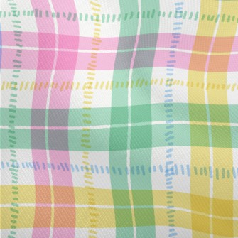 Hand Drawn Colorful Plaid Dobby