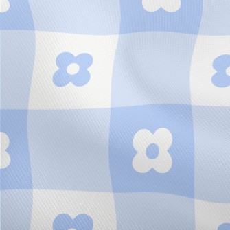 Blue Cute Daisy Dobby