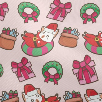 Playful Cat Santa Claus Dobby