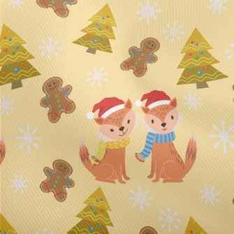 Cute Fox Celebrates Christmas Dobby