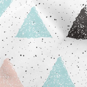 Colorful Graffiti Triangle Micro Fleece