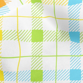 Color Plaid Micro Fleece