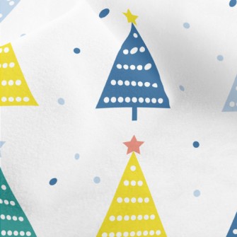 Colorful Christmas Tree Micro Fleece