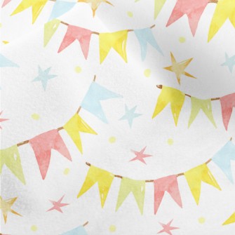 Birthday Decoration Bunting Micro Fleece