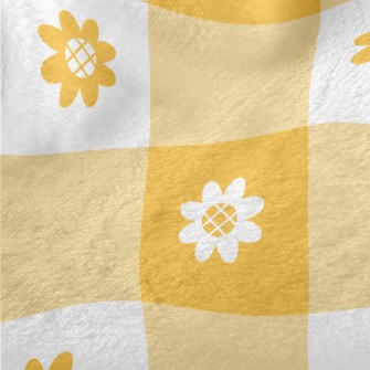 Yellow Sunflower Minky