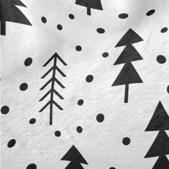 Black And White Geometric Fore Minky