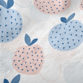 Abstract Apple With Polka Dots Minky