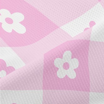 Pink Cute Daisy Piqué