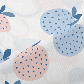 Abstract Apple With Polka Dots Piqué