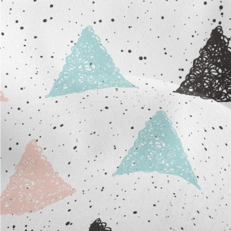Colorful Graffiti Triangle Lightweight Performance Linen