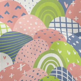 Scaly Colored Graffiti Lightweight Performance Linen