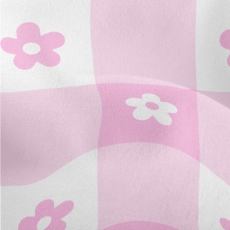 Pink Cute Daisy Lightweight Performance Linen