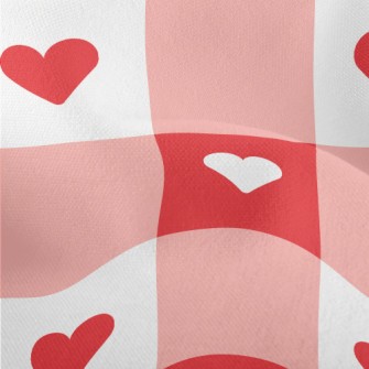 Two-color Heart Check Lightweight Performance Linen