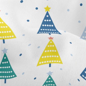 Colorful Christmas Tree Lightweight Performance Linen