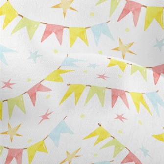 Birthday Decoration Bunting Lightweight Performance Linen
